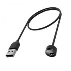 BeSmart 3275 – Кабел за зареждане на фитнес гривна за Xiaomi Mi Band 5/6, 30 см, USB, черен