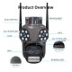 Камера за наблюдение BeSmart, PTZ, 8MP, Автоматично проследяване, Нощно виждане, 3LENS 8MP ADD 64G, EU щепсел, Черен Камери за видеонаблюдение за външен монтаж