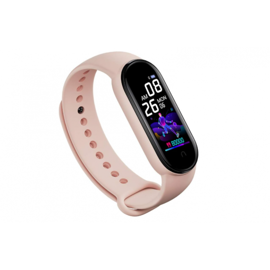 Фитнес гривна M6 Fitness Band, Водоустойчива, ЧернаСмарт Гривни