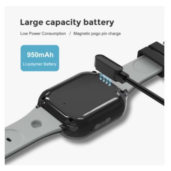 Детски смарт часовник BeSmart LT52 4G GPS, GPS наблюдение, WIFI, 2", HD камера, видеообаждане, SOS бутон, училищен режим, GeoFence, шпионско наблюдение, РозовBlack Friday