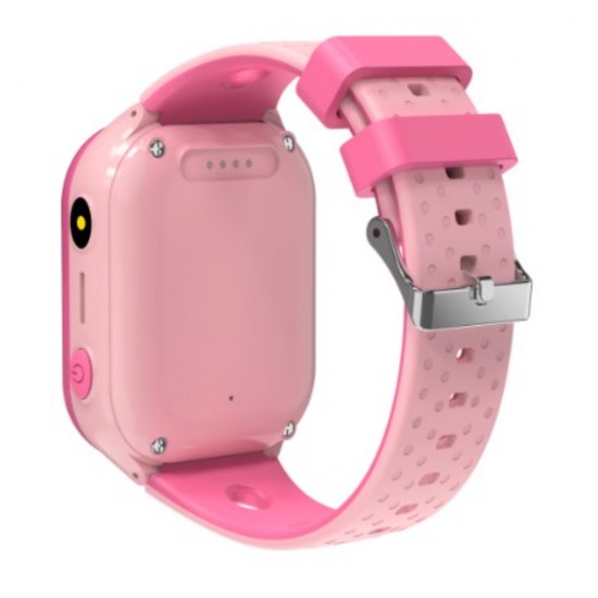 Детски смарт часовник BeSmart LT52 4G GPS, GPS наблюдение, WIFI, 2", HD камера, видеообаждане, SOS бутон, училищен режим, GeoFence, шпионско наблюдение, РозовBlack Friday
