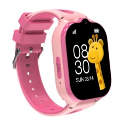 Детски смарт часовник BeSmart LT52 4G GPS, GPS наблюдение, WIFI, 2", HD камера, видеообаждане, SOS бутон, училищен режим, GeoFence, шпионско наблюдение, Розов