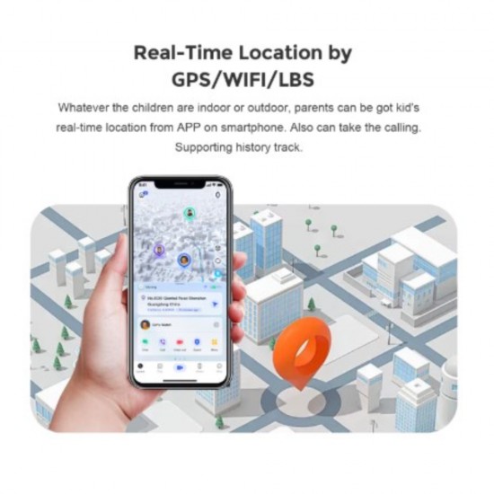 Детски GPS смарт часовник BeSmart LT56, GPS наблюдение, WIFI, 1.83", HD камера, видео разговори, SOS бутон, училищен режим, GeoFence, шпионско наблюдение, 2 каишки, връзка за връзка, ЛилавBlack Friday