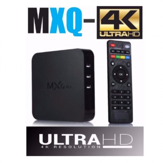 TV BOX BeSmart MXq 4K Android 7.1.2 ОS. 1GB/8GB 1.5GHz HDR WIFI, Черен