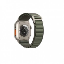 BeSmart 19316 Каишка за смарт часовник за Apple Watch, 42/44/45/49 мм, найлонова, тъмнозелена