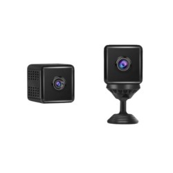 Мини камера BeSmart, видеозапис и микрофон, WI-FI, 1080P, сензор за движение, нощно виждане, магнитна поддръжка, поддръжка на карта до 32 GB, Черен