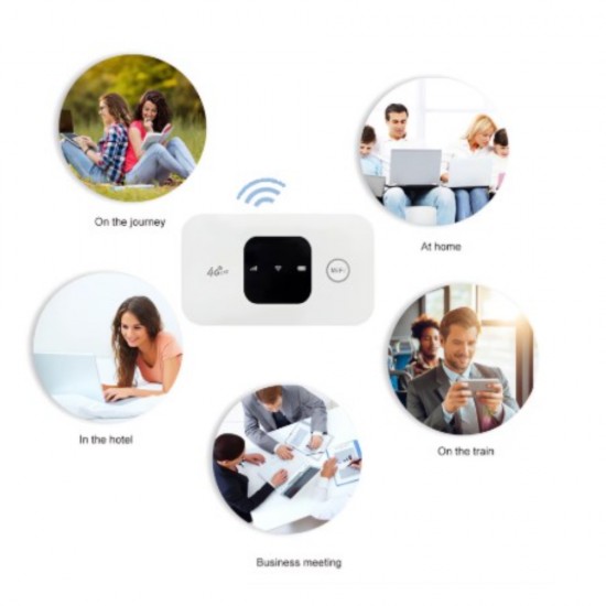 Преносим рутер BeSmart MF800-E, 3G/4G, SIM слот, 2100mAh, БялКомпютри & Периферия