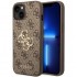 Калъф Guess 4G Metal Logo за Apple iPhone 13, Кафяв