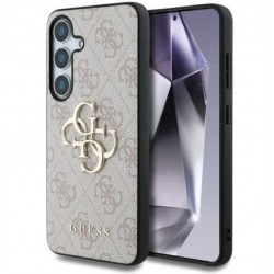Предпазен калъф Guess 4G PU Big Logo за Samsung Galaxy S25 Ultra, Розов