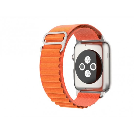 Каишка за смарт часовник BeSmart, Съвместим с Apple Watch 1/2/3/4/5/6/SE/7/8, 42/44/45/49 мм, ОранжевАксесоари за Smartwatch