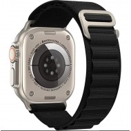 BeSmart DTDK17YBM – найлонова каишка за Apple Watch 42/44/45/49 мм, черна