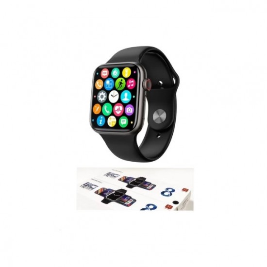 Смарт часовник BeSmart T900 Pro Max, Touch Screen, Пулс, Кръвно Налягане, Калории, Крачкомер, Bluetooth, SMS Нотификации, ЧеренМъжки Смарт Часовници