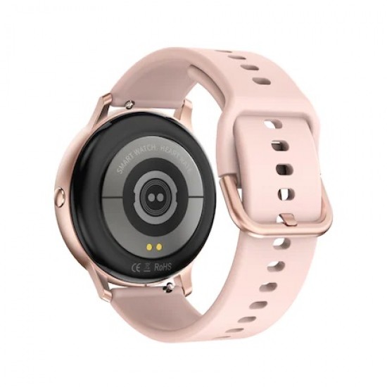 Смарт часовник Smartis DT88 Pro, IP67, Калории, Крачки, Bluetooth, РозовДамски Смарт Часовници