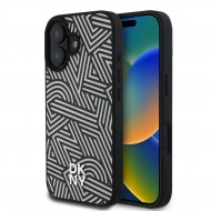 Калъф за телефон DKNY PU, модел Crosswalk, съвместим с MagSafe, полиуретан, противоплъзгащ, цвят слонова кост