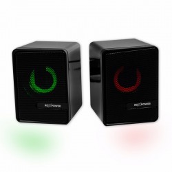 ROXPOWER RAPTOR X-BASS YM-S3 – boxe audio 2.0 pentru gaming, cu membrană pasivă pentru bas și iluminare RGB