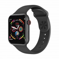 Смарт Часовник BeSmart W34, Smart Watch, iOS/ Android, Bluetooth-Свързаност, Водоустойчив, Кръвно, Разговори, Аларма, Черен