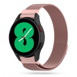 Besmart Milaneseband 2 pentru Samsung Galaxy Watch 4 / 5 / 5 Pro (42 / 44 / 45 / 46 mm), Rose Gold