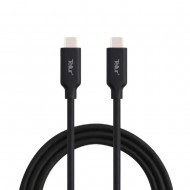 Кабел за данни Tellur Type-C to Lightning, Nylon, 1m, черен