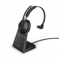 Jabra EVOLVE2 65 UC Mono + стойка, Link380 USB-C, черни
