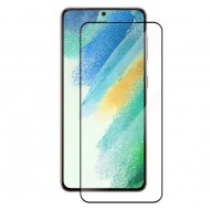 Стъклен Протектор за Samsung Galaxy S22, Tempered Glass, Цялостно покритие и залепване, Черен