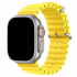 BeSmart Каишка за Apple Watch релеф 42–49 мм, жълта