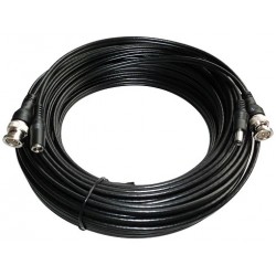 OEM DC+BNC-10m готов коаксиален кабел с BNC и захранващи конектори, 10 м