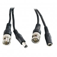 OEM DC+BNC-10m готов коаксиален кабел с BNC и захранващи конектори, 10 м