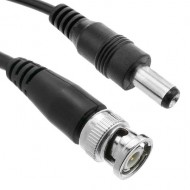 OEM DC+BNC-5m готов коаксиален кабел с BNC и захранващи конектори, 5 м