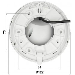 DAHUA HAC-HDW1500TMQ-A-0280B cameră dome HDCVI 5MP cu IR, microfon și IP67