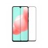 Samsung Galaxy S22 Ultra – Folie de protecție din sticlă curbată 5D pentru întregul ecran, sticlă securizată, neagră/transparentă
