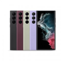 Samsung Silicone Cover за Galaxy S22 Ultra, Lavender
