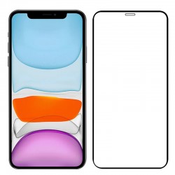 9D Стъклен протектор за iPhone 12 Mini, закалено стъкло, черен