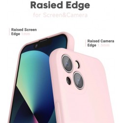 Apple iPhone 13 Силиконов калъф Light Pink
