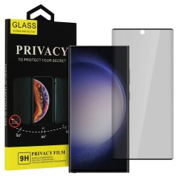 Samsung Galaxy S23 Ultra 5G – Стъклен протектор Privacy, черен