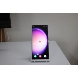 Samsung Силиконов Калъф за Galaxy S23 Ultra, Бял