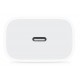 Зарядно Apple за iPhone, iPad, 20W, USB-C, Бял с кабелЗарядни устройства за смарт телефони