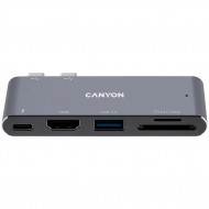 Canyon DS-5 5-in-1 Thunderbolt 3 докинг станция CNS-TDS05DG