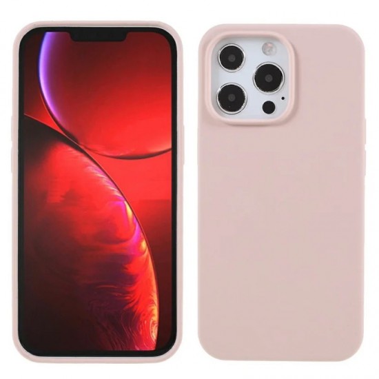Силиконов кейс BeSmart за Iphone 14 Pro Max, бебешко розов Калъфи за мобилни телефони