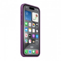 BeSmart Силиконов кейс за iPhone 15 Pro, тъмнолилав