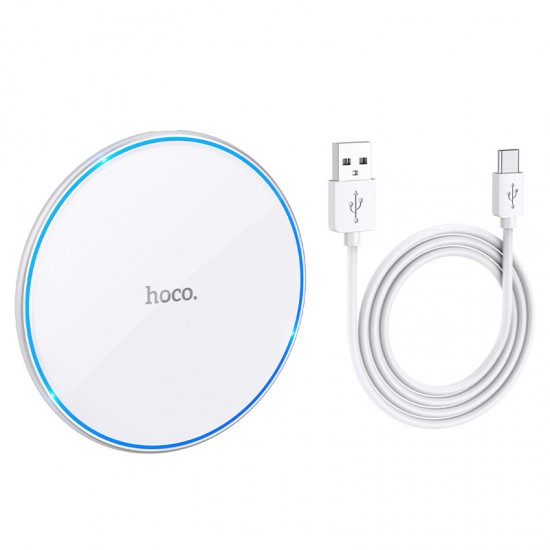 Безжично зарядно устройство, Hoco CW6 Pro, Fast Charging Pad 15W