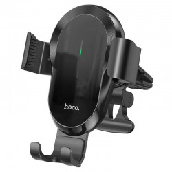 HOCO CA105 Guide încărcător wireless auto, Quick Charge, 15 W, negru
