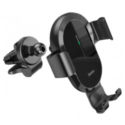 HOCO CA105 Guide încărcător wireless auto, Quick Charge, 15 W, negru
