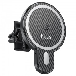HOCO CA85 Încărcător wireless pentru mașină cu MagSafe, 15 W, suport magnetic pentru grila de ventilație