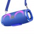 Hoco Sports HC12 boxă portabilă Bluetooth cu iluminare LED, albastră