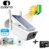 20100 WiFi камера за наблюдение със соларен панел, 5MP Full HD, бяла