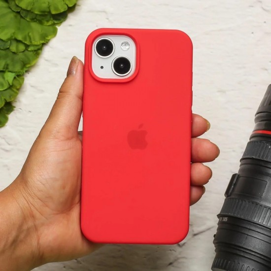 Силиконов кейс BeSmart за Iphone 13, Червен Калъфи за мобилни телефони