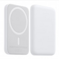 Baterie externă wireless BeSmart MagSafe CO2 19622, 5000 mAh, 15 W, albă