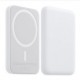 Външна безжична батерия BeSmart MagSafe, CO2, 5000mAh 15W, съвместима с iPhone, бялВъншни батерии