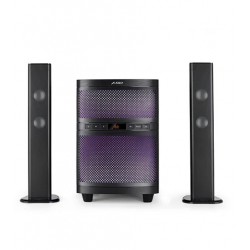 FENDA T-200X 2.1 Bluetooth sistem audio pentru televizor, 72 W, USB, FM și LED