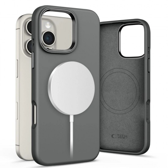 Защитен калъф BeSmart Silicone Case with MagSafe, За iPhone 16 Pro, Clay
